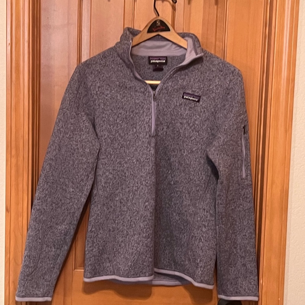 Women’s Patagonia 1/4 zip better sweater pullover size Medium